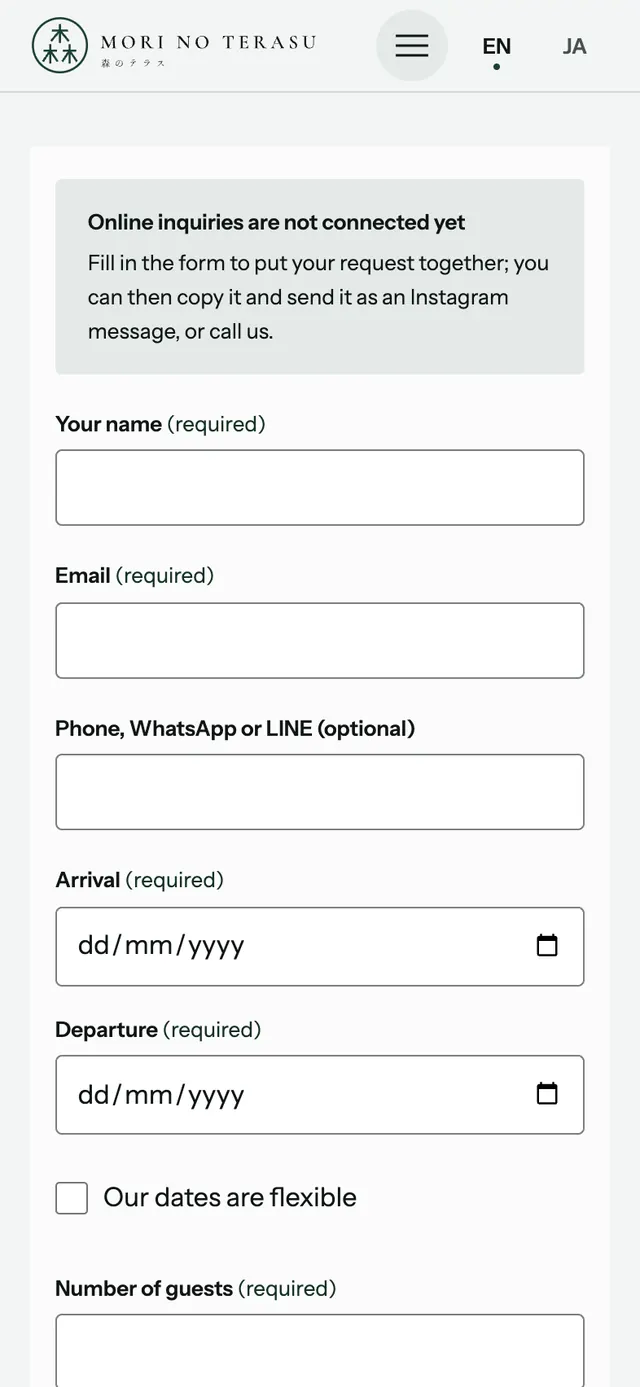 Formulir di HP