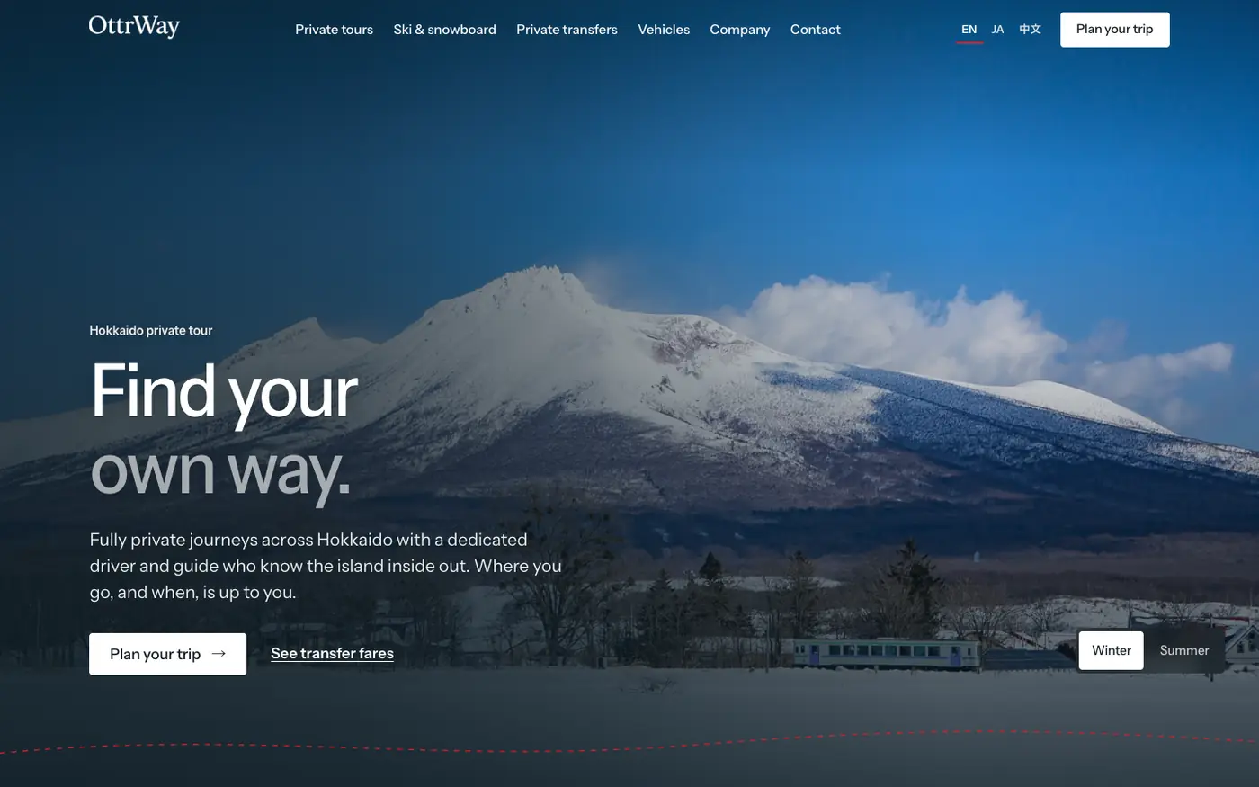 Beranda: perjalanan privat di Hokkaido
